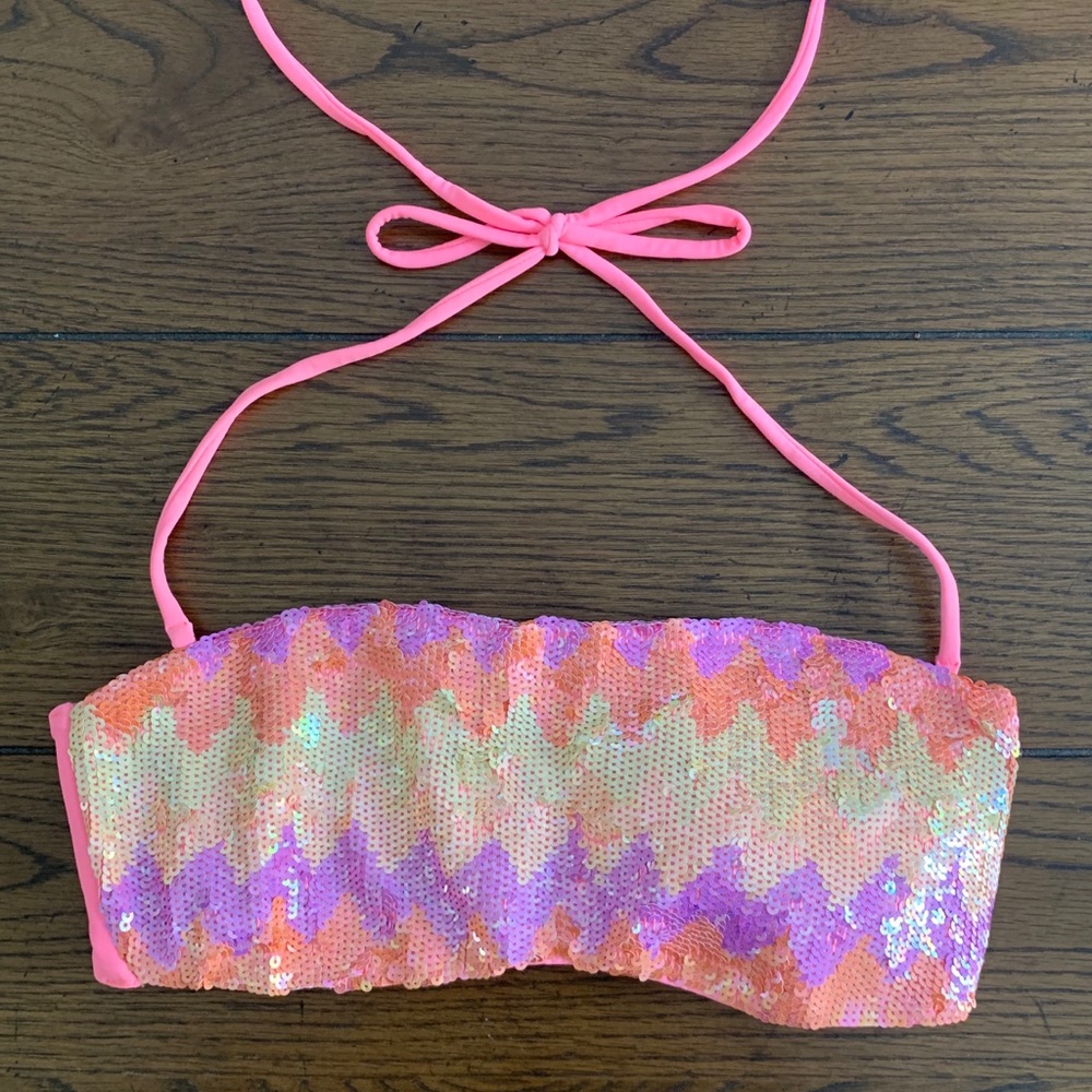 Victoria’s Secret | Sequin Bandeau Bikini Top